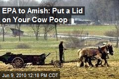 EPA to Amish: Put a Lid on Your Cow Poop