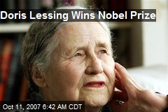 Doris Lessing Wins Nobel Prize