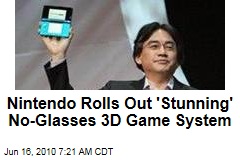 Nintendo, Sony Show Off 3D Video Game Tech