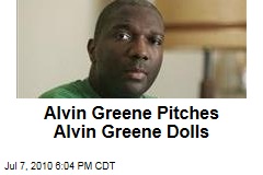 Alvin Greene Pitches Alvin Greene Dolls