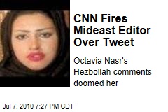 CNN Fires Mideast Editor Over Tweet