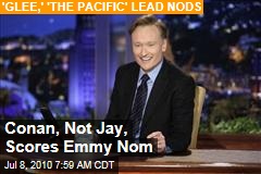 Conan, Not Jay, Scores Emmy Nom