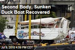 Second Body, Sunken Duck Boat Recovered
