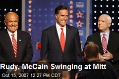 Rudy, McCain Swinging at Mitt