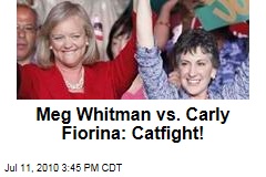 Meg Whitman vs. Carly Fiorina: Catfight!
