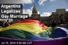 Argentina Legalizes Gay Marriage