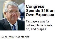 Congress Spends $1B on Own Expenses