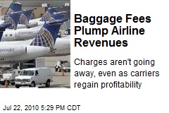 Baggage Fees Plump Airline Revenues