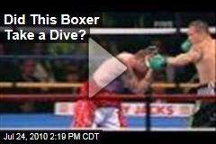 Did This Boxer Take a Dive?