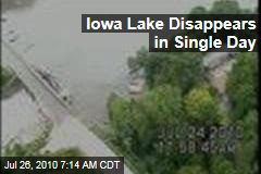 Iowa Lake Disappears in Single Day