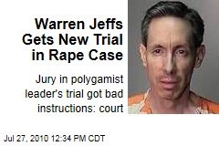 Warren Jeffs Gets New Trial in Rape Case