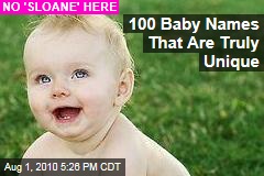 100 Baby Names That Are Truly Unique