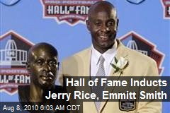 Hall of Fame Inducts Jerry Rice, Emmitt Smith