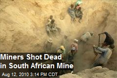 20 miners shot dead in South African mine