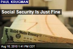 Social Security Is Just Fine