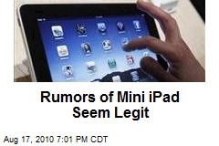 Rumors of Mini iPad Seem Legit
