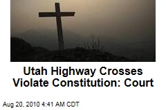 Court: Utah Highway Crosses Violate Constitution