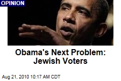 Obama's Next Problem: Jewish Voters