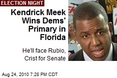 Kendrick Meek Wins Dems' Primary in Florida