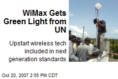 WiMax Gets Green Light from UN
