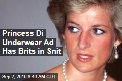 Princess Di Underwear Ad Has Brits in Snit